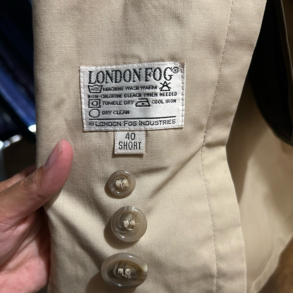 London Fog trench coat